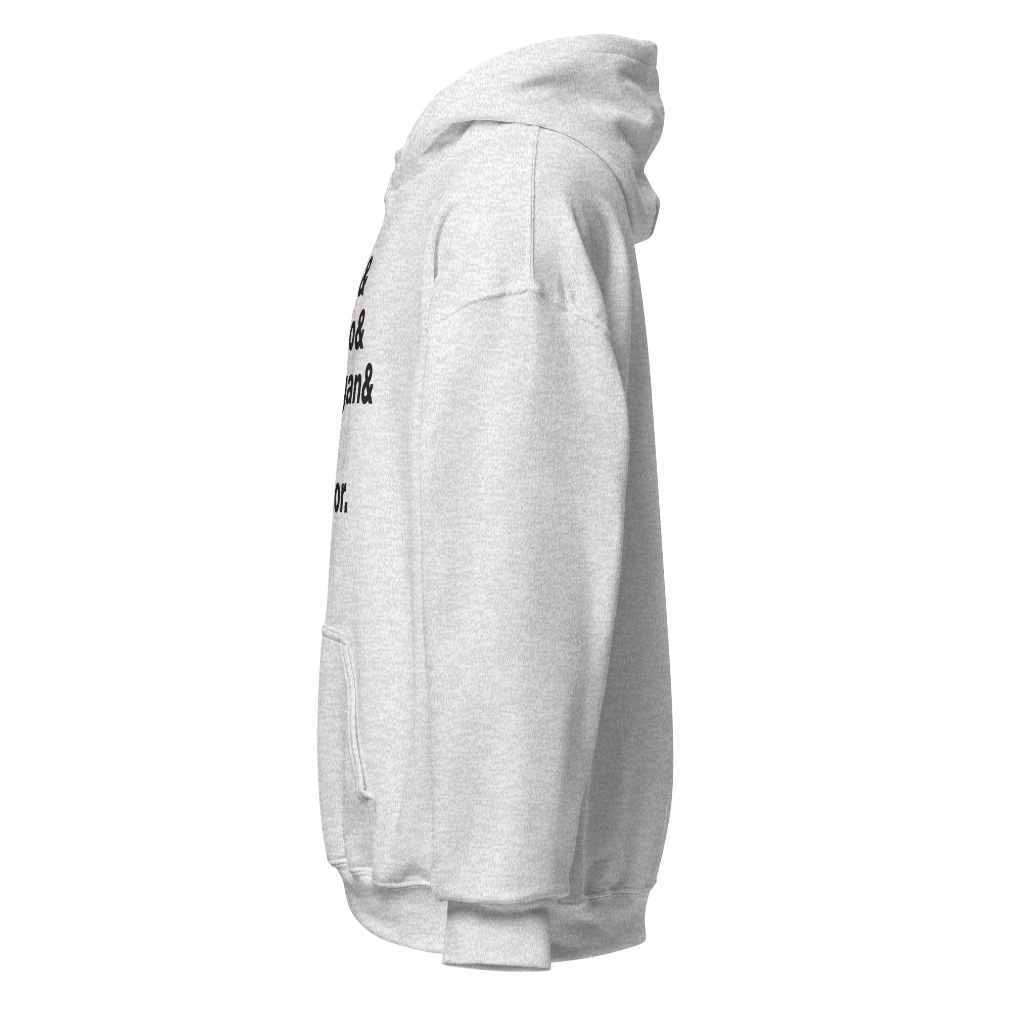 The Great Lakes - Unisex Hoodie - Dark Print + Light Fabric - Image 5