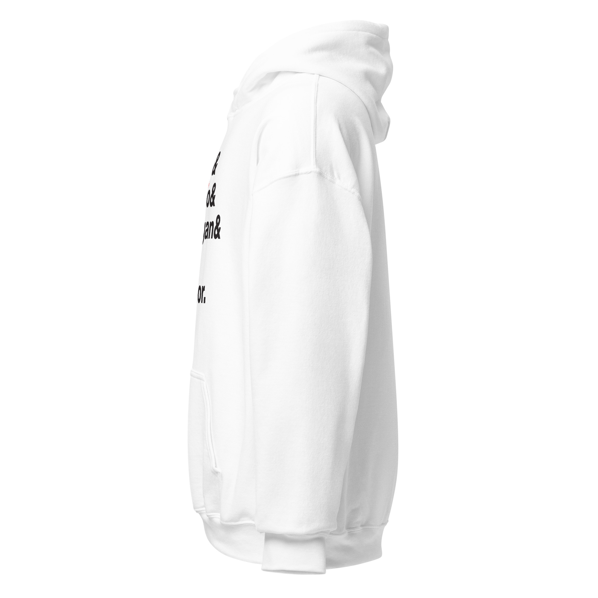 The Great Lakes - Unisex Hoodie - Dark Print + Light Fabric - Image 6